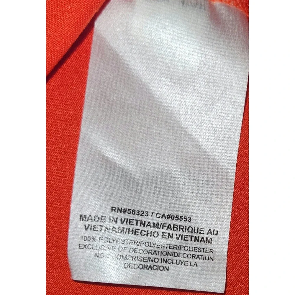 Nike Dri-Fit Syracuse Orange Football Graphic T-Shirt Mens XL Orange Athletic